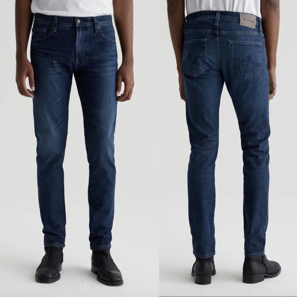 AG Denim 360 The Dylan Tailored Slim Skinny 9-Yr Laguna Dark Blue, size 31R